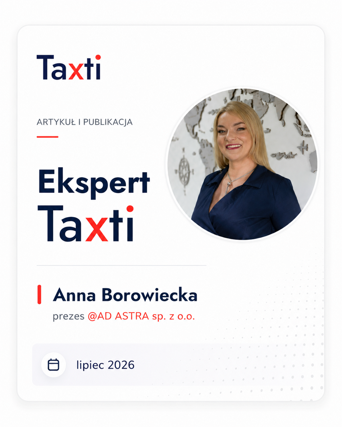 Anna Borowiecka — Ekspert TaxTi